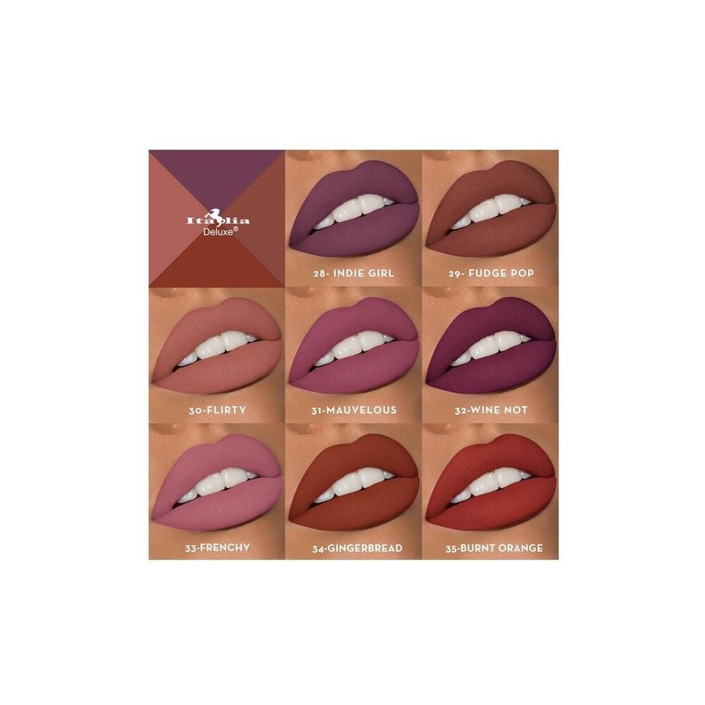 NEW Gingerbread - Italia Deluxe Mousse Matte Lipstick Single - Picture 6 of 7